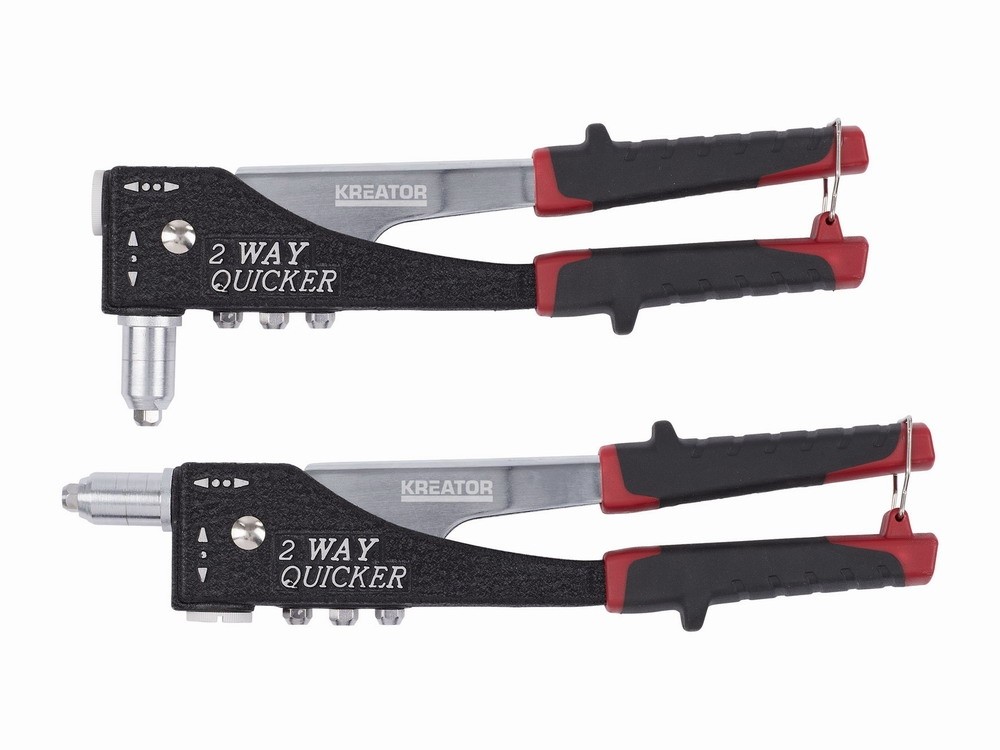 Nitovacie kliešte s otočnou hlavou s príslušenstvom