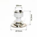 Nožičky s valcovou pätou