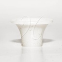 Ozvučník plastový biely