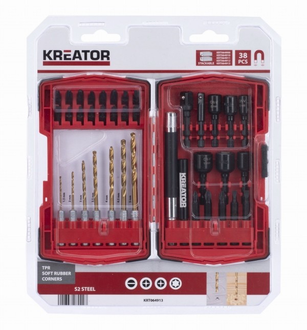 Sada vrtákov, bitov a hlavíc 38ks