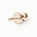 Skrutky pre zopnutie mechu