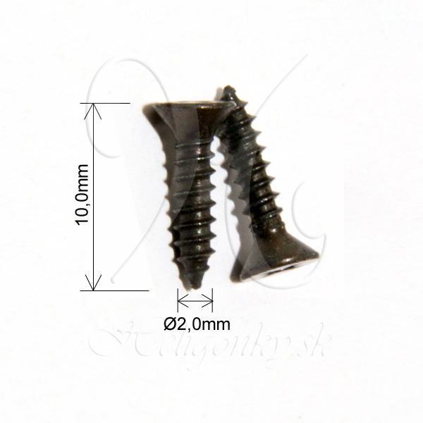 Skrutky samorezné krížové 2x10