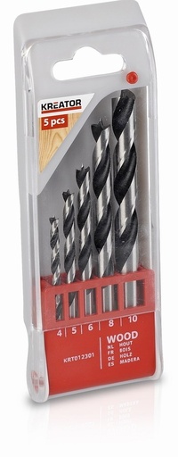 [2000618] Vrtáky do dreva sada 5ks